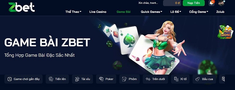 ZBET 7 Game bài nhà cái ZBET