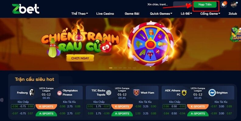 Các điều khoản rút tiền ZBET